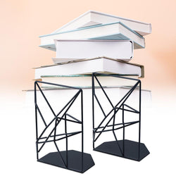 Metal Bookends Iron Support Holder