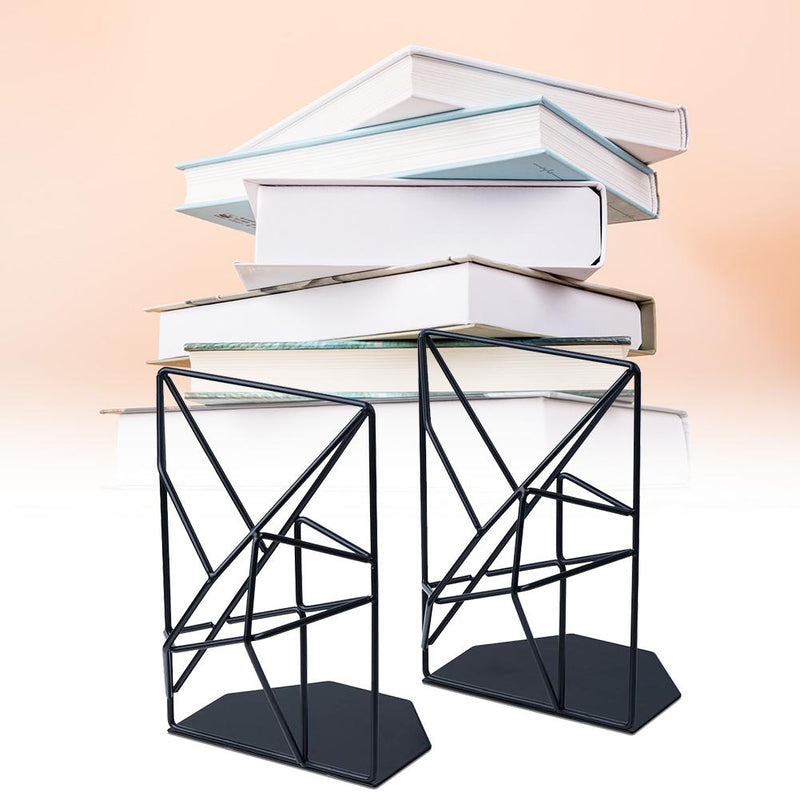 Metal Bookends Iron Support Holder