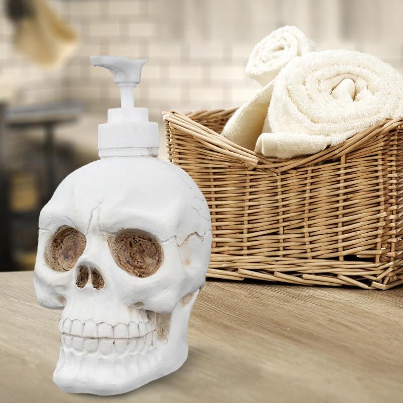 Creative Retro Skull Shape Pump Bottle