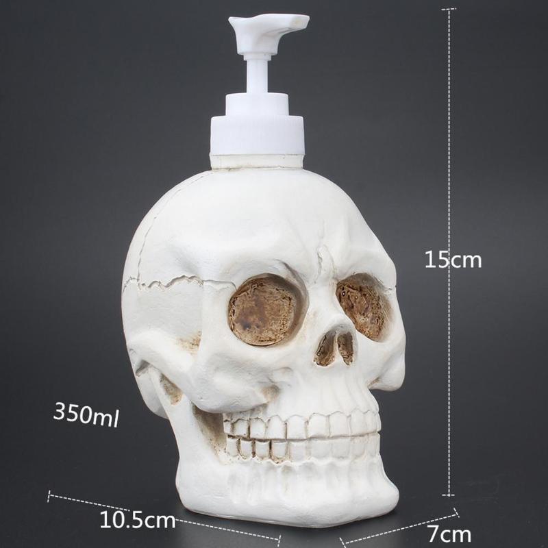 Creative Retro Skull Shape Pump Bottle