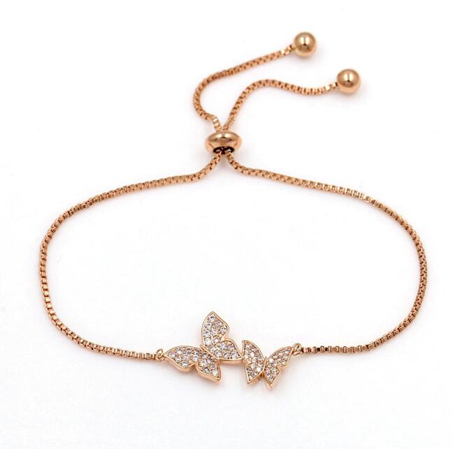 Zirconia Crystal Hot Butterfly Bracelet