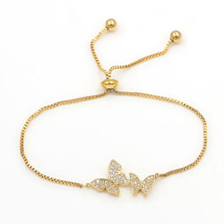 Zirconia Crystal Hot Butterfly Bracelet