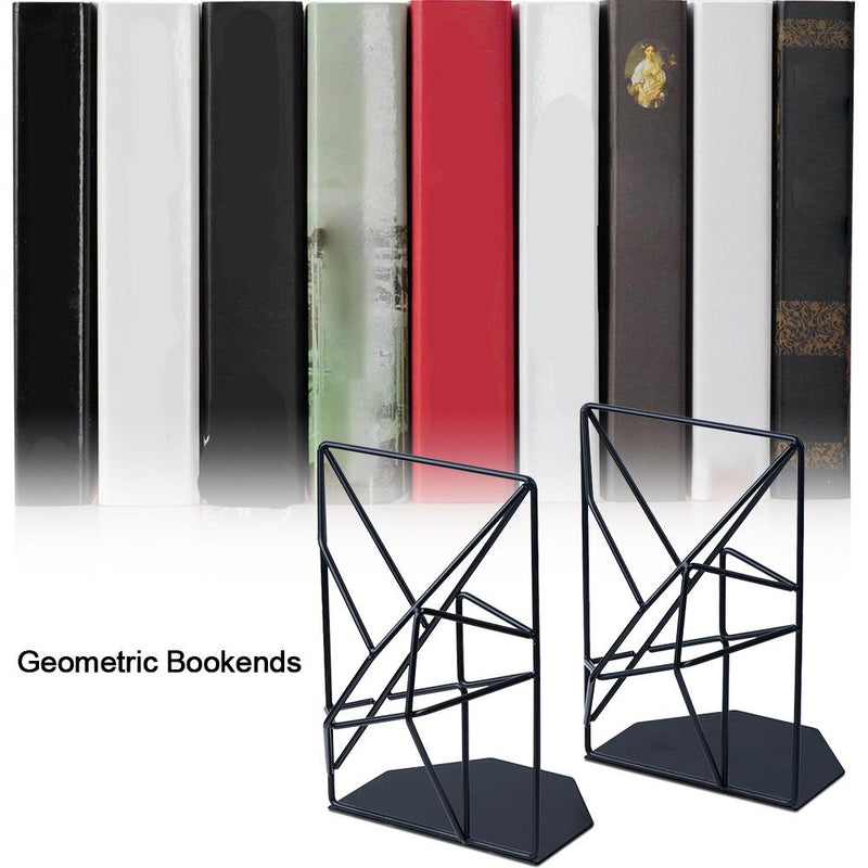 Metal Bookends Iron Support Holder