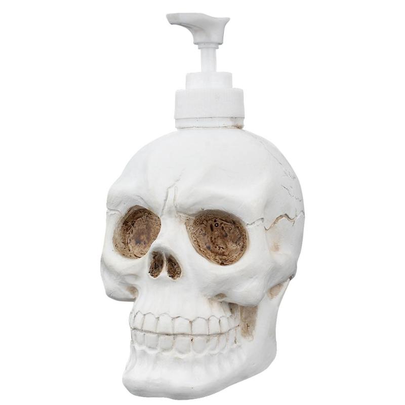 Creative Retro Skull Shape Pump Bottle