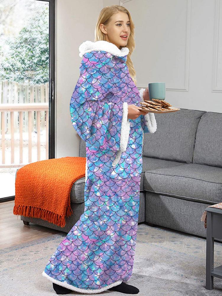 Magical Mermaid Wearable Blanket