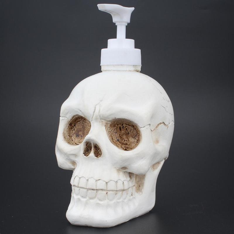 Creative Retro Skull Shape Pump Bottle