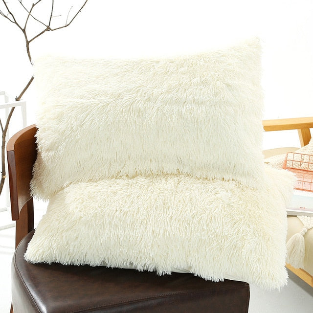 Plush Pillow Case Winter