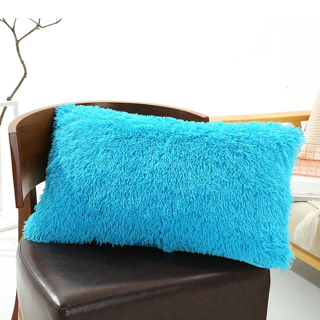 Plush Pillow Case Winter