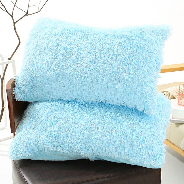 Plush Pillow Case Winter