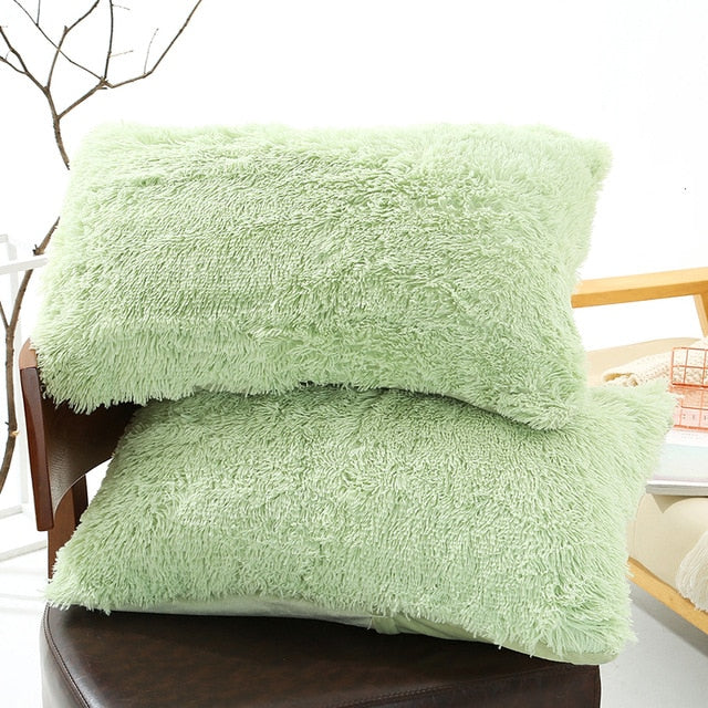 Plush Pillow Case Winter