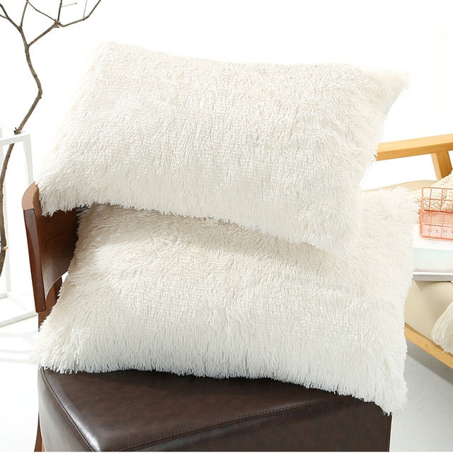 Plush Pillow Case Winter