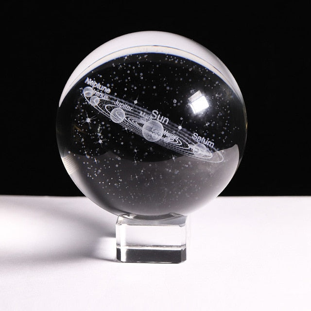 Crystal Solar System Planet LED Light