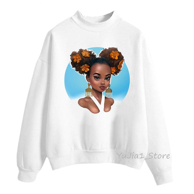 Melanin Poppin Hoodies Women