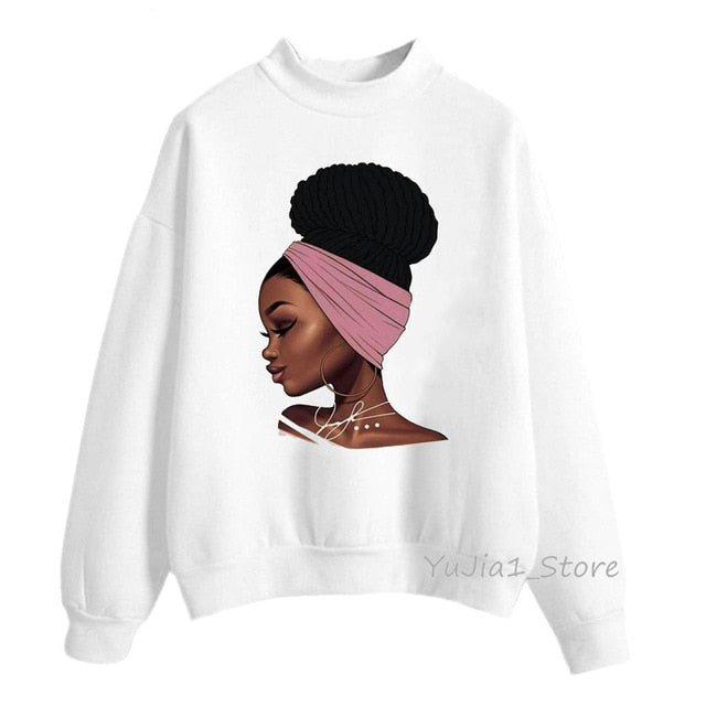 Melanin Poppin Hoodies Women