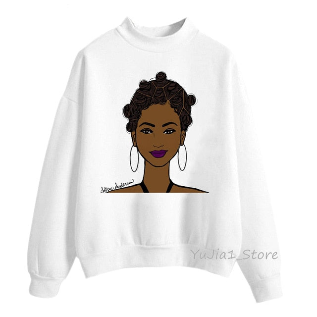 Melanin Poppin Hoodies Women