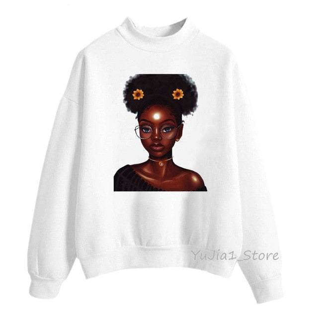 Melanin Poppin Hoodies Women