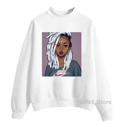 Melanin Poppin Hoodies Women