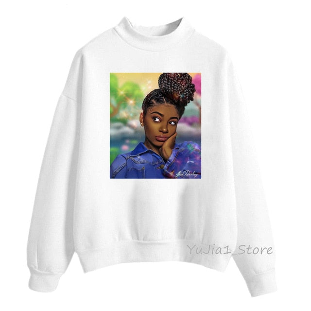 Melanin Poppin Hoodies Women