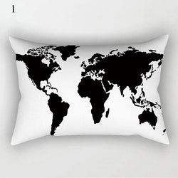 Map Pillow Cover