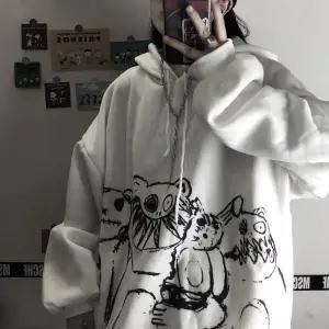 Casual Japan Cartoon Hip Hop Sweatshirts