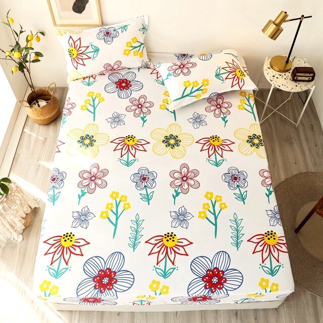 Blue Night Sky Reactive Printed Bedsheets