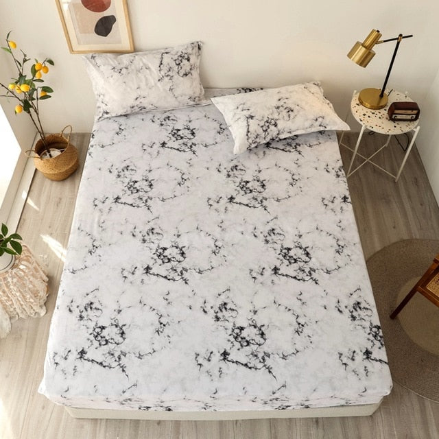 Blue Night Sky Reactive Printed Bedsheets