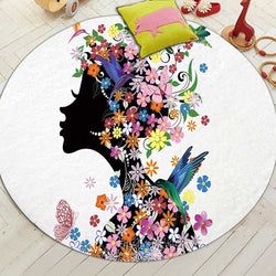 Cartoon Series Fairy Printed Carpets