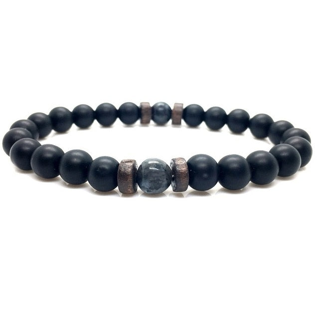 Moonstone Bead Tibetan Buddha Bracelet