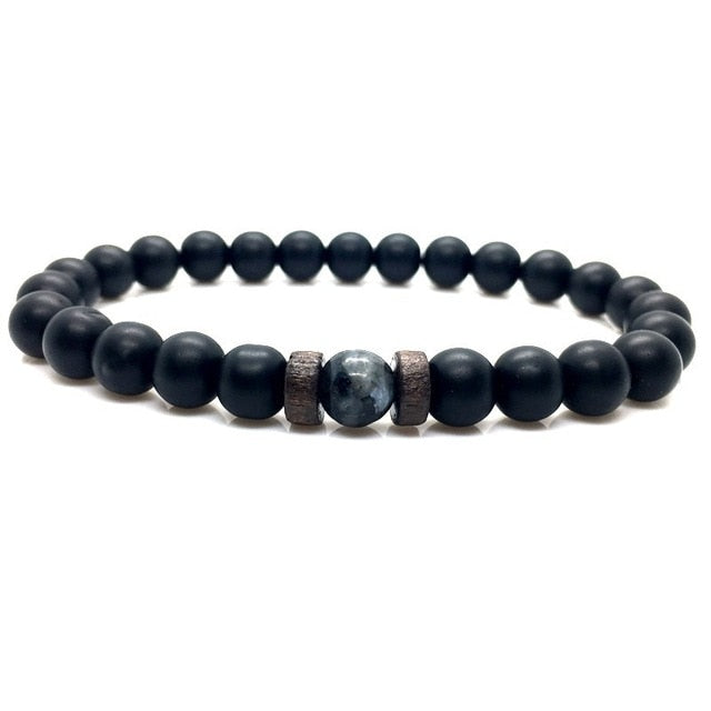 Moonstone Bead Tibetan Buddha Bracelet