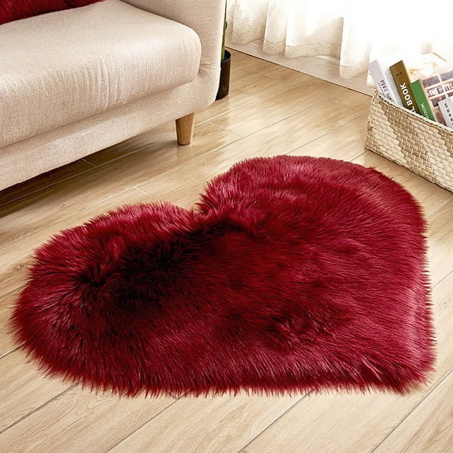 Carpet Bedroom Floor Mat Love Heart