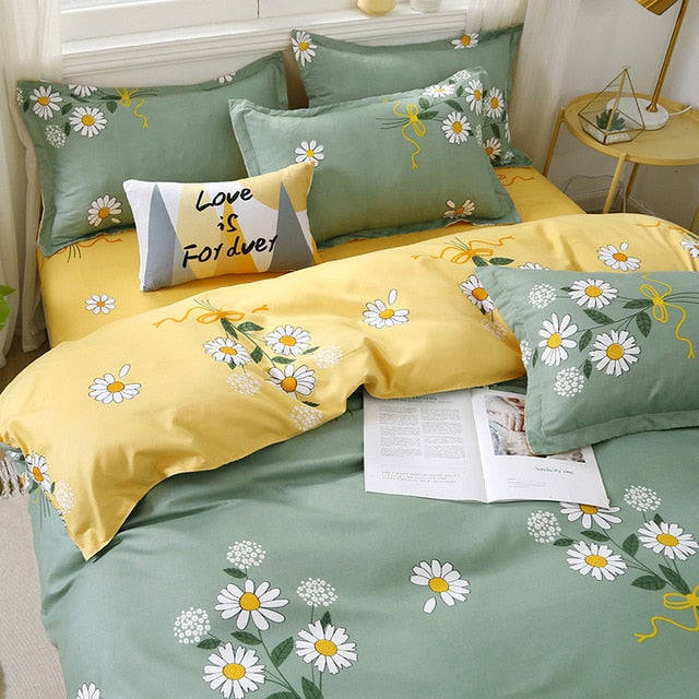 Simple Bedding Set With Pillowcase