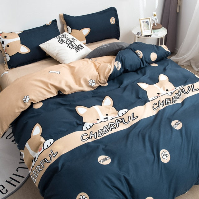 Simple Bedding Set With Pillowcase