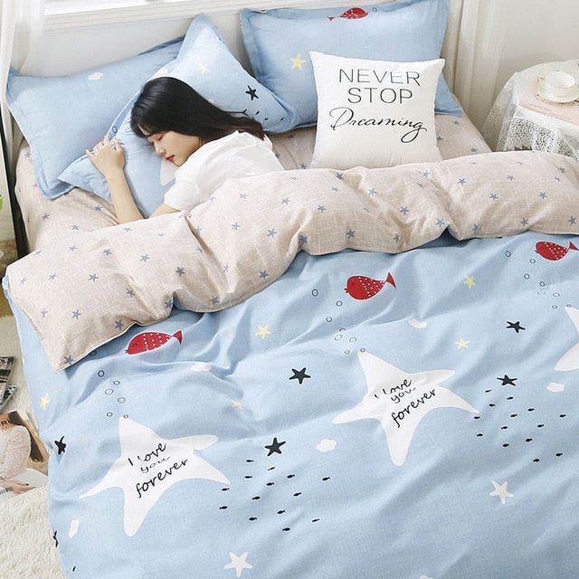 Simple Bedding Set With Pillowcase