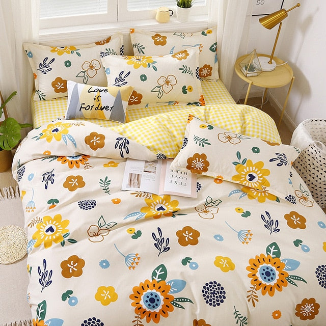 Simple Bedding Set With Pillowcase