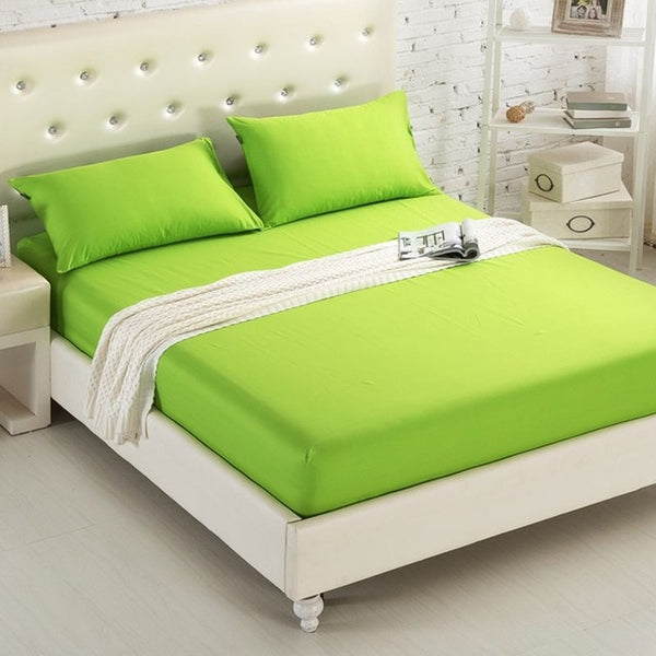 Fitted Sheet Solid Color Bed Sheets