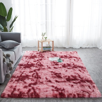 Printed Alfombra Plush Floor Fluffy Mats