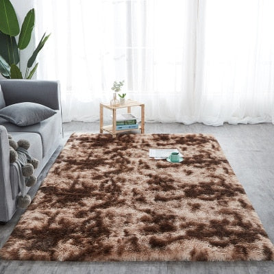 Printed Alfombra Plush Floor Fluffy Mats