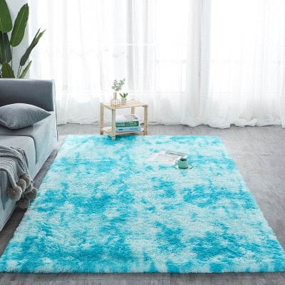 Printed Alfombra Plush Floor Fluffy Mats