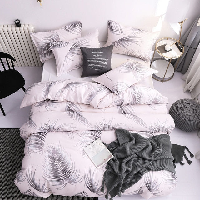 Marble Geometric Duvet Cover Sets