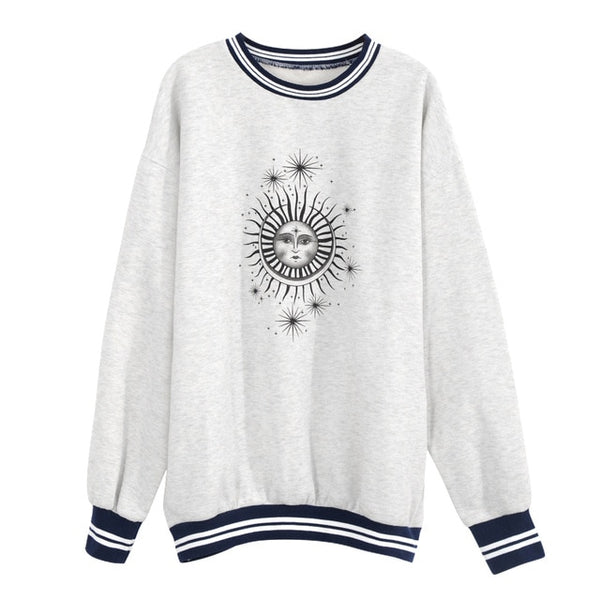 Casual Loose Pullover Cute Young Girls