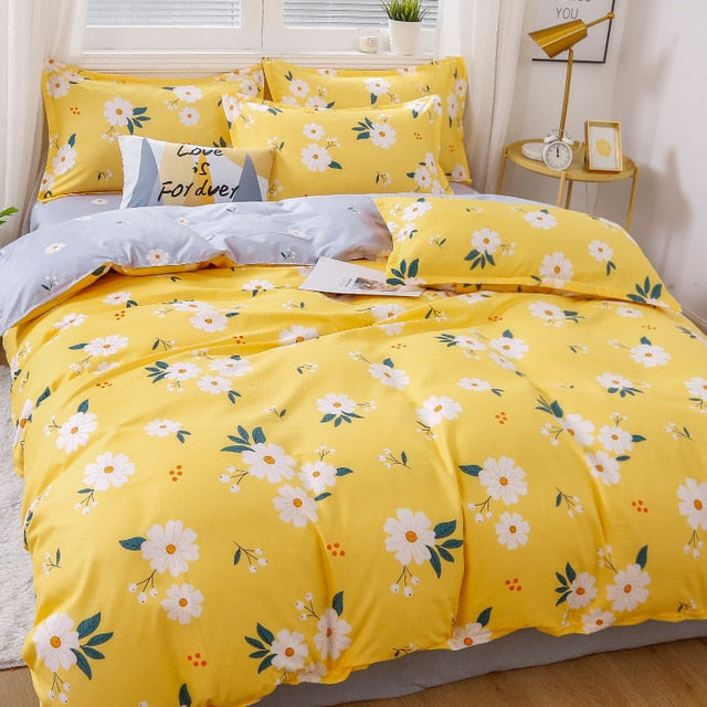 Simple Bedding Set With Pillowcase