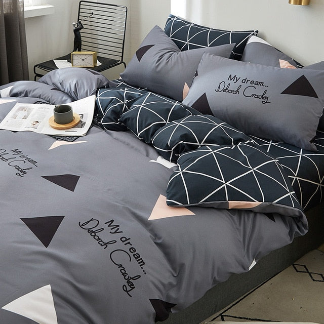 Simple Bedding Set With Pillowcase