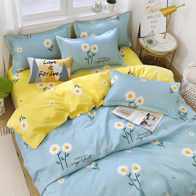 Simple Bedding Set With Pillowcase