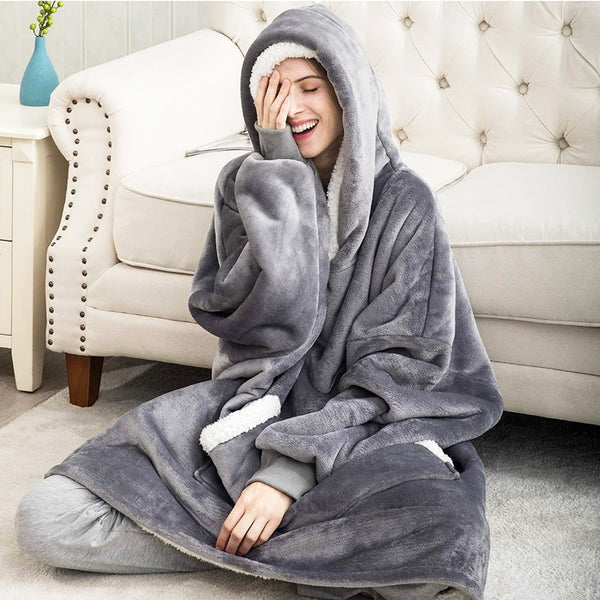 Oversized Fleece Giant Hoodies Sweatshirt