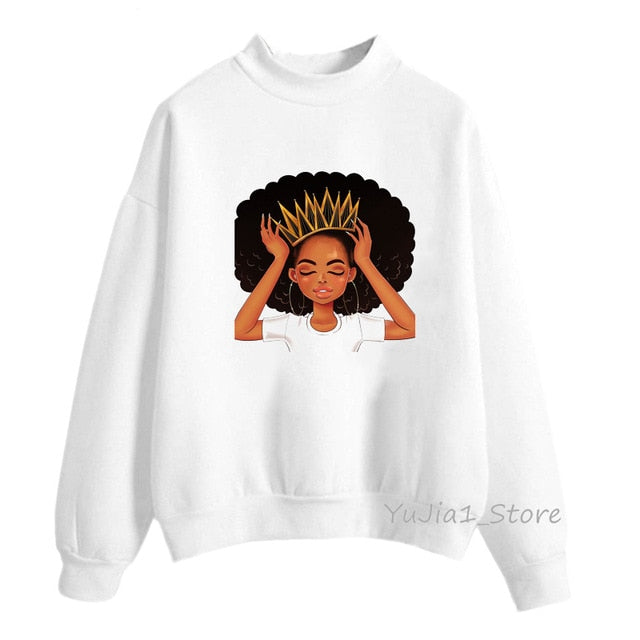 Melanin Poppin Hoodies Women