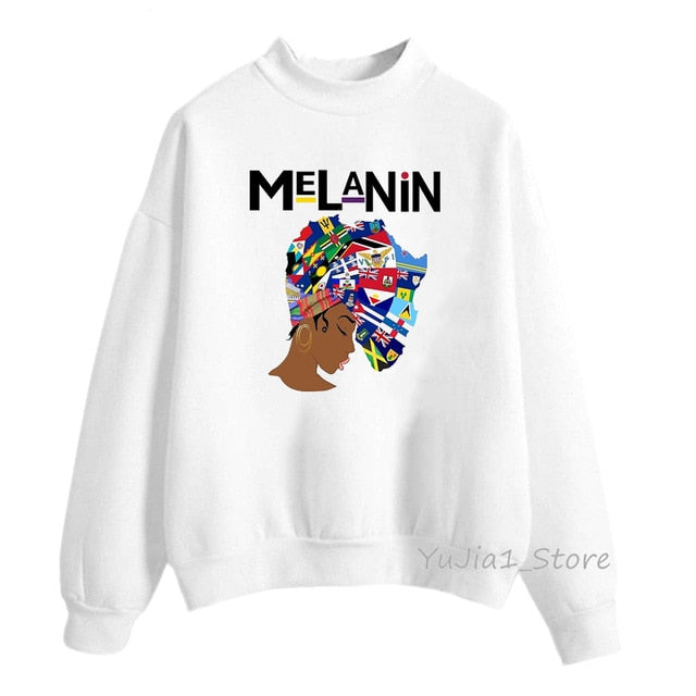 Melanin Poppin Hoodies Women