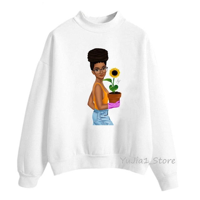 Melanin Poppin Hoodies Women