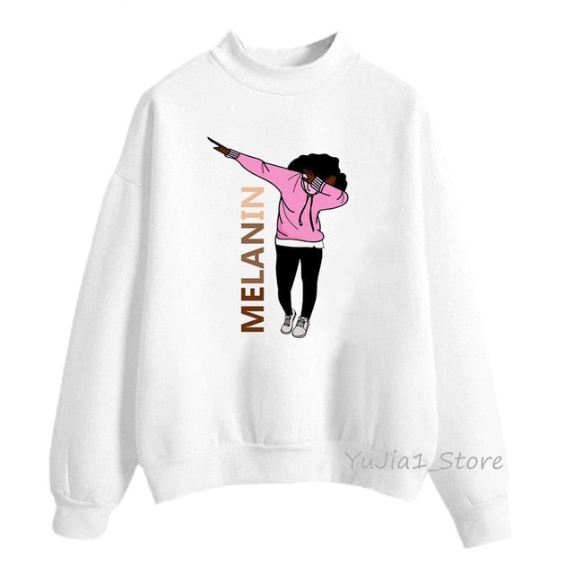 Melanin Poppin Hoodies Women