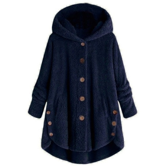 Causal Soft Hooded Pocket Fleece