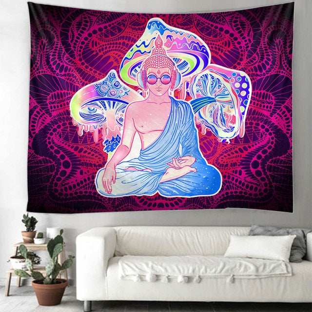 Indian Mandala Tapestry Wall Hanging